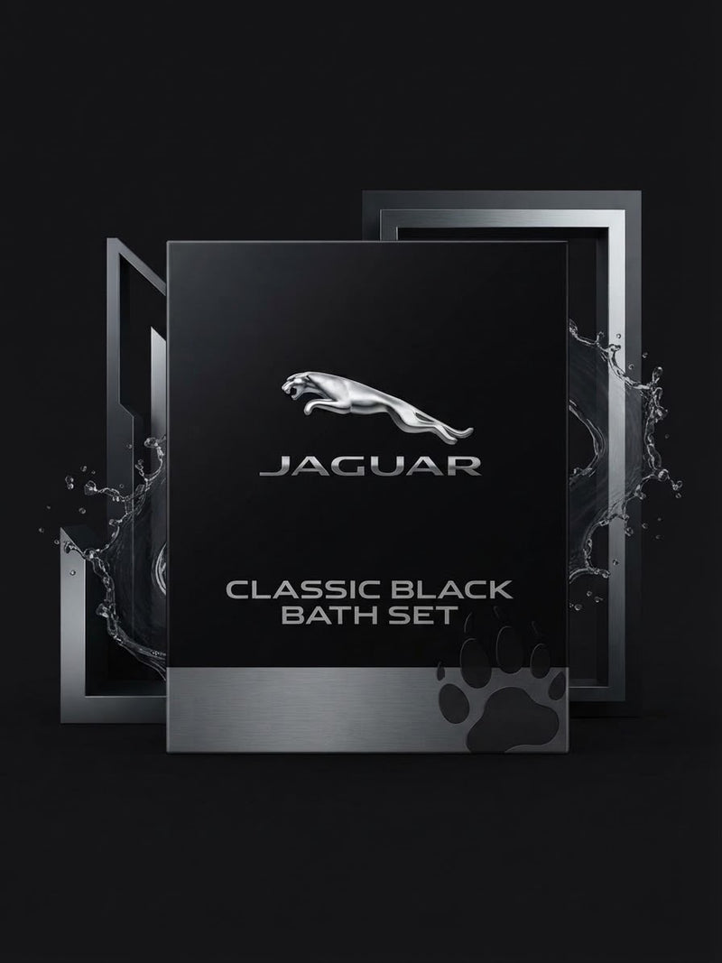 Jaguar Classic Black Bath Set