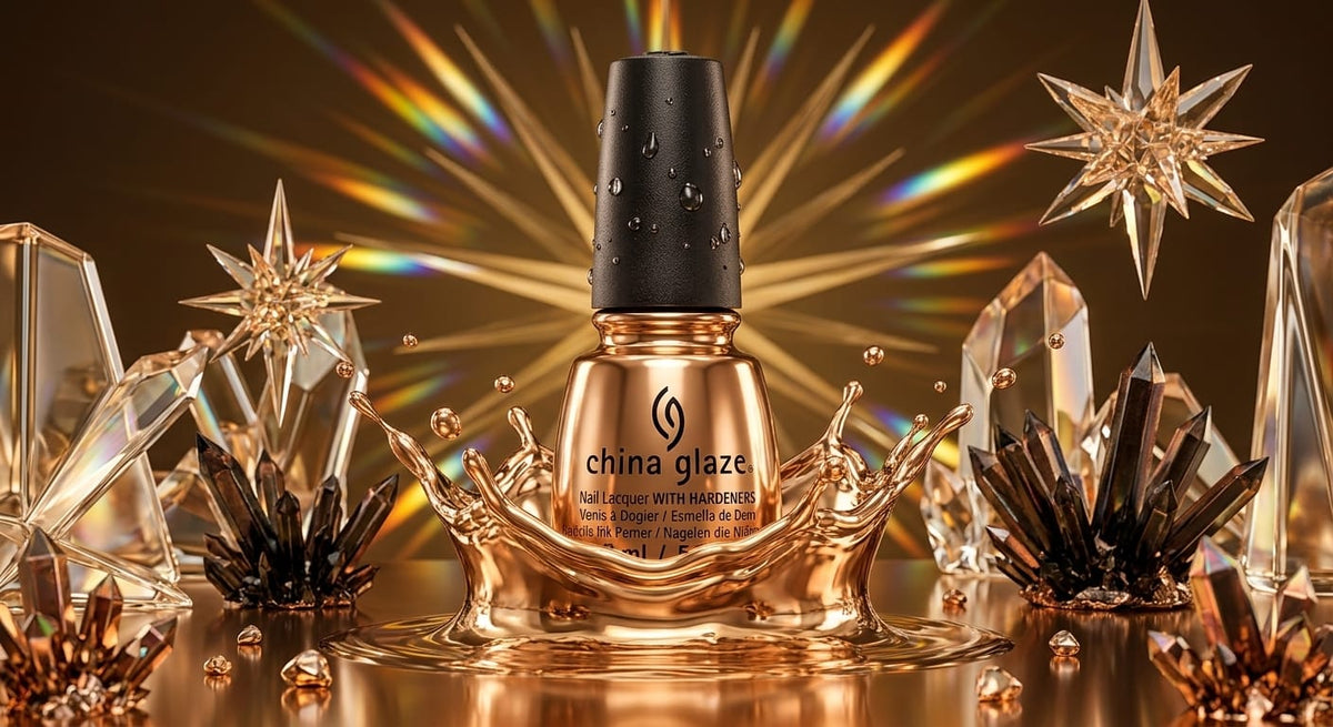 gold nail polish