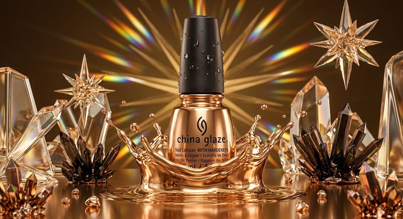 gold nail polish